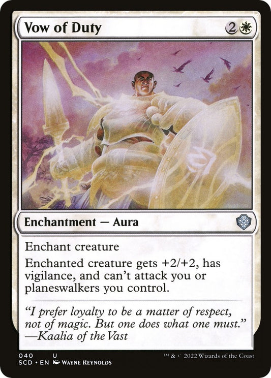 Image for Vow of Duty (40) (Starter Commander Decks) - Magic: The Gathering
