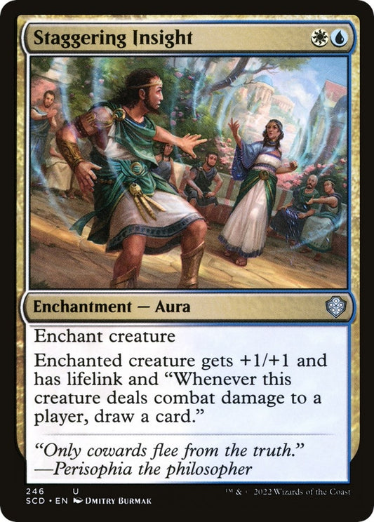 Image for Staggering Insight (246) (Starter Commander Decks) - Magic: The Gathering