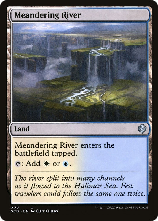 Image for Meandering River (308) (Starter Commander Decks) - Magic: The Gathering