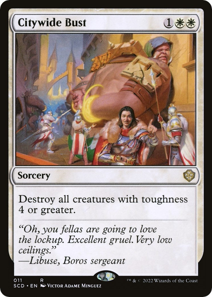 Image for Citywide Bust (11) (Starter Commander Decks) - Magic: The Gathering