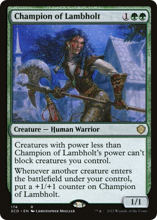 Image for Champion of Lambholt (174) (Starter Commander Decks) - Magic: The Gathering