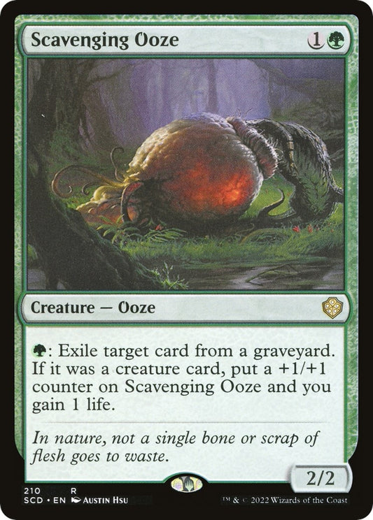 Image for Scavenging Ooze (210) (Starter Commander Decks) - Magic: The Gathering