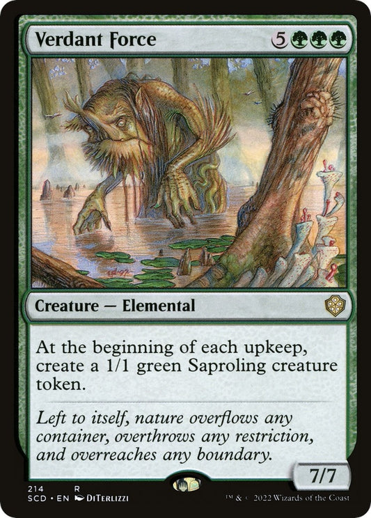 Image for Verdant Force (214) (Starter Commander Decks) - Magic: The Gathering