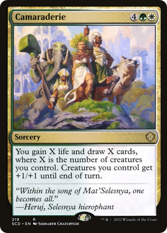 Image for Camaraderie (219) (Starter Commander Decks) - Magic: The Gathering