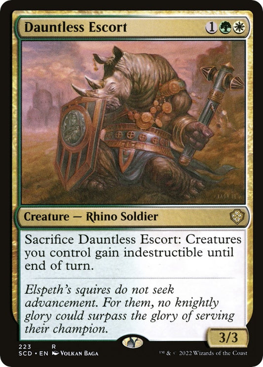 Image for Dauntless Escort (223) (Starter Commander Decks) - Magic: The Gathering