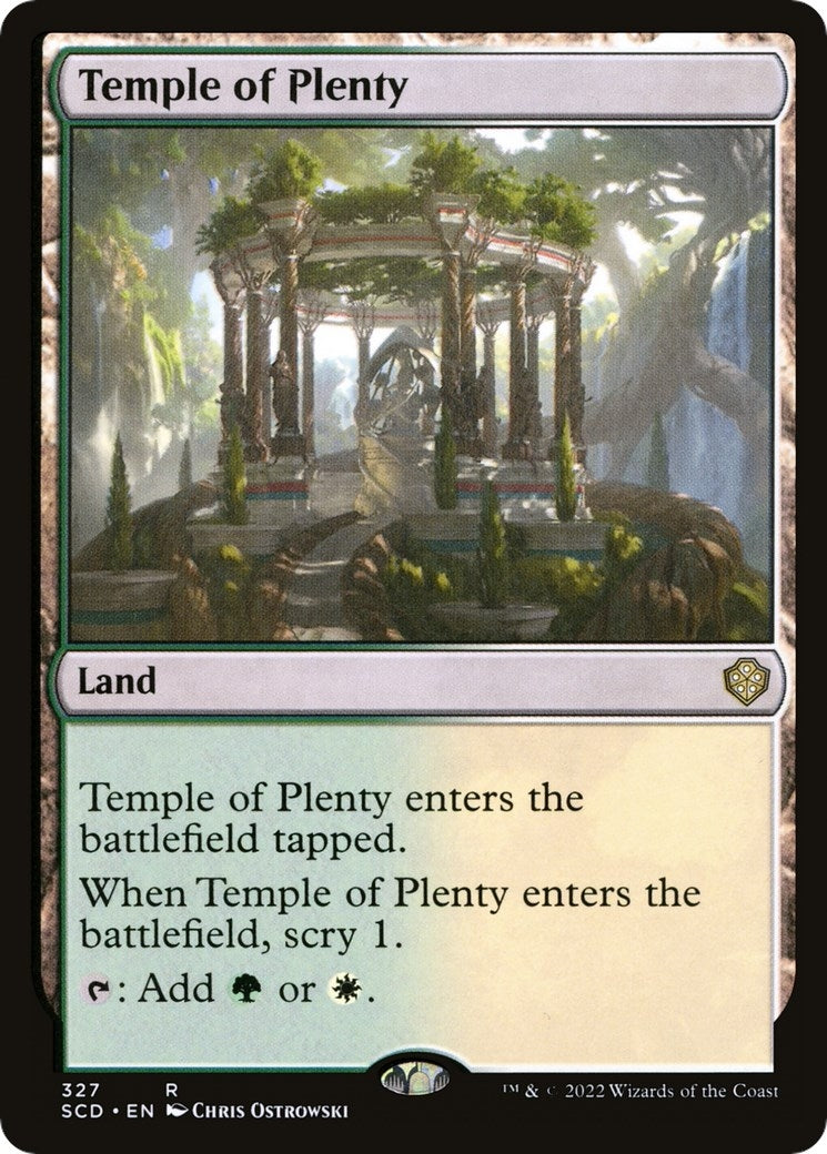 Image for Temple of Plenty (327) (Starter Commander Decks) - Magic: The Gathering
