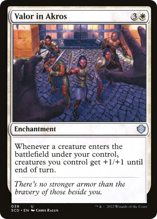 Image for Valor in Akros (39) (Starter Commander Decks) - Magic: The Gathering