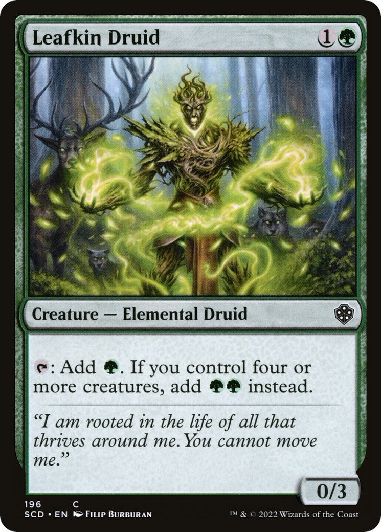 Image for Leafkin Druid (196) (Starter Commander Decks) - Magic: The Gathering