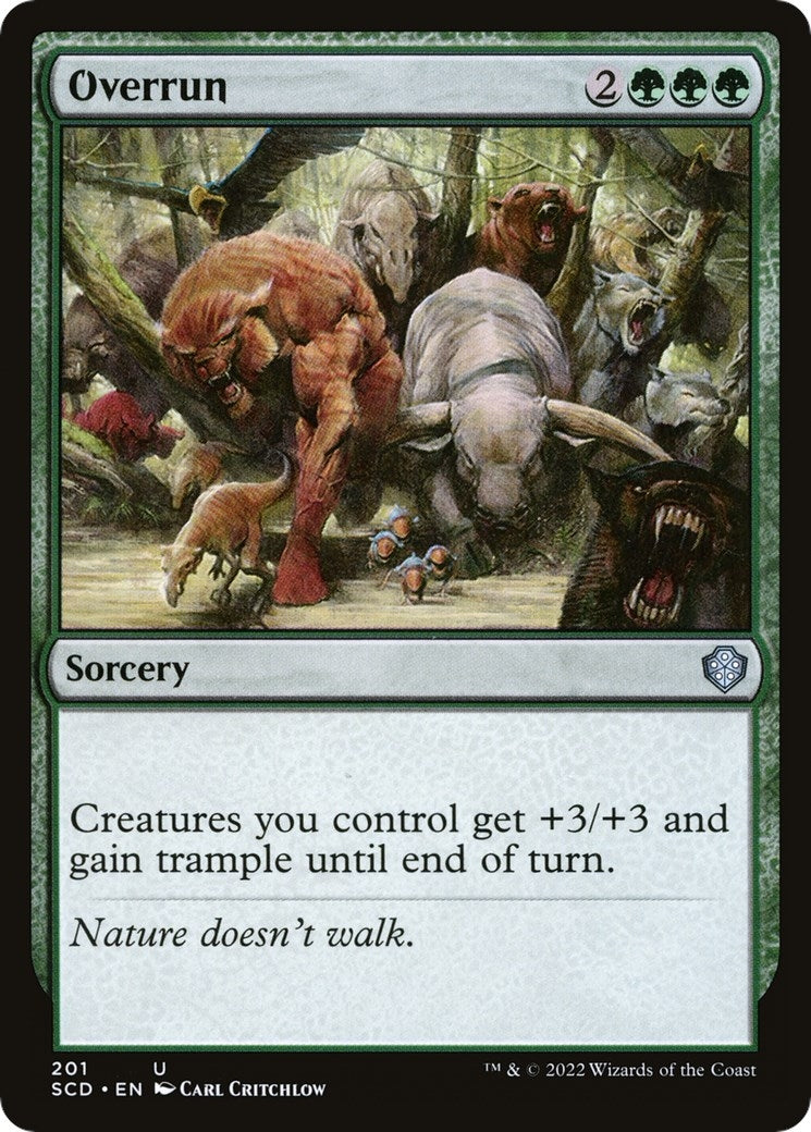 Image for Overrun (201) (Starter Commander Decks) - Magic: The Gathering