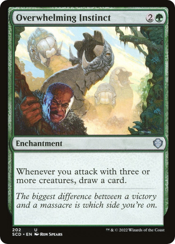 Image for Overwhelming Instinct (202) (Starter Commander Decks) - Magic: The Gathering