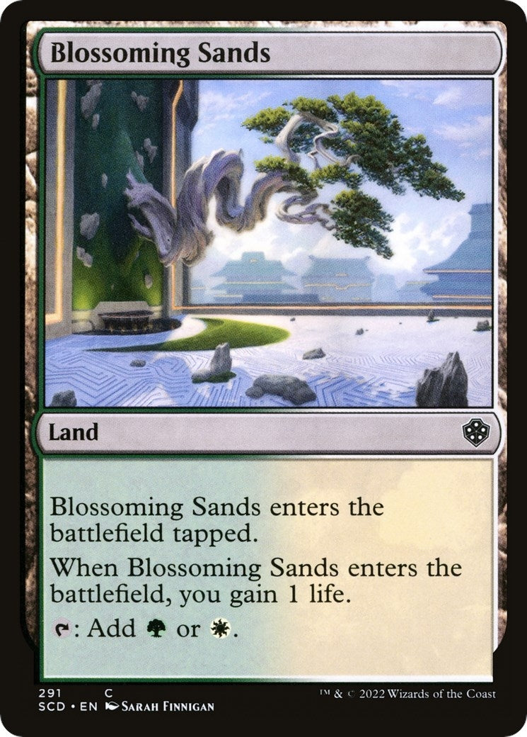 Image for Blossoming Sands (291) (Starter Commander Decks) - Magic: The Gathering