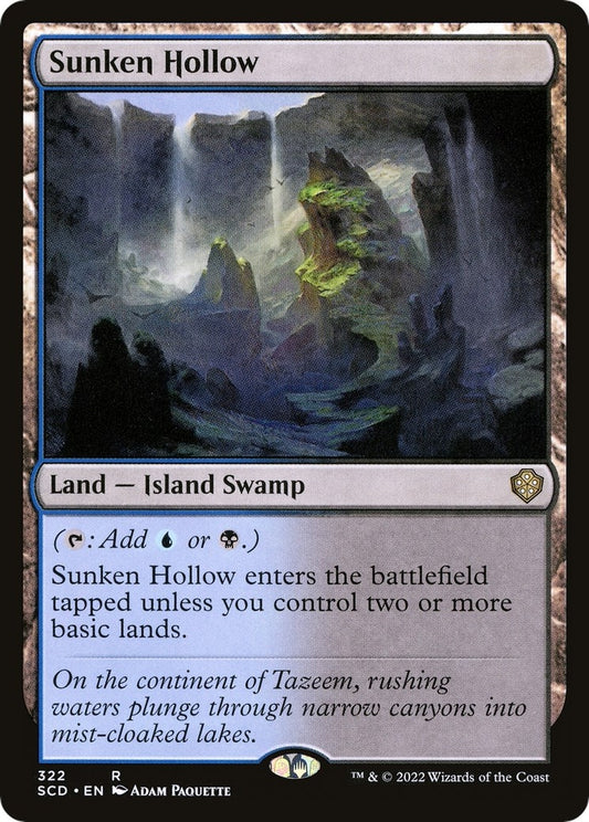 Image for Sunken Hollow (322) (Starter Commander Decks) - Magic: The Gathering