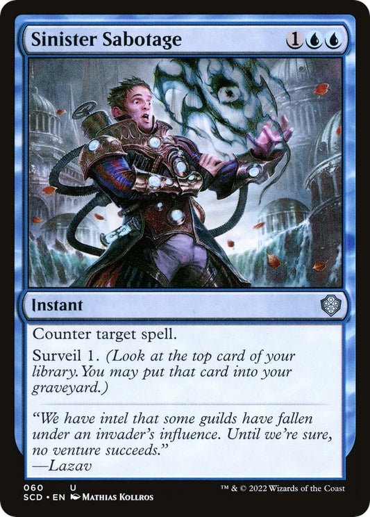 Image for Sinister Sabotage (60) (Starter Commander Decks) - Magic: The Gathering