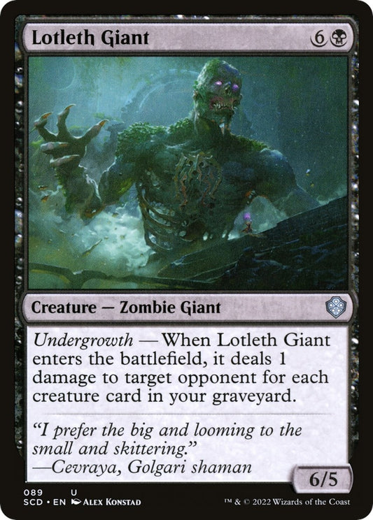 Image for Lotleth Giant (89) (Starter Commander Decks) - Magic: The Gathering