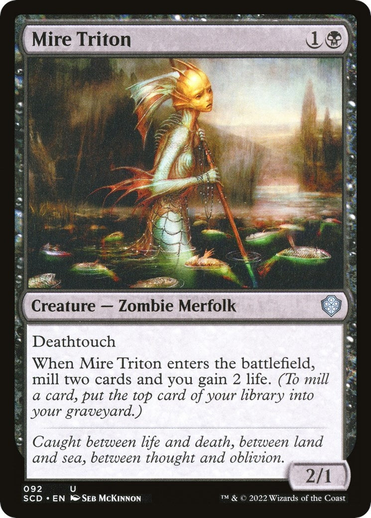 Image for Mire Triton (92) (Starter Commander Decks) - Magic: The Gathering
