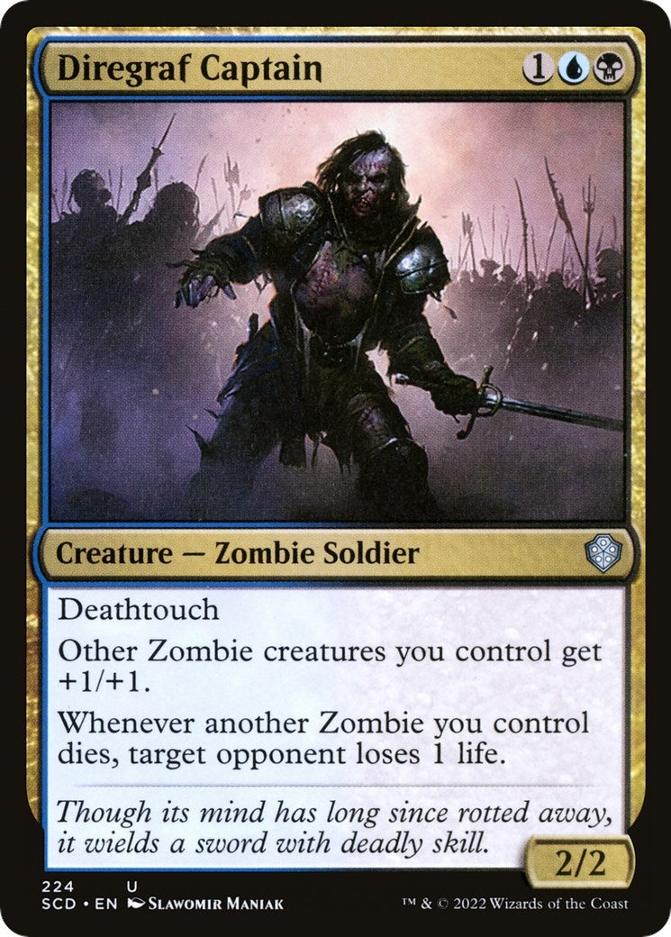 Image for Diregraf Captain (224) (Starter Commander Decks) - Magic: The Gathering