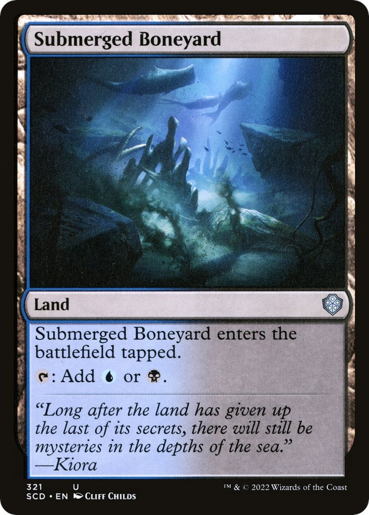 Image for Submerged Boneyard (321) (Starter Commander Decks) - Magic: The Gathering