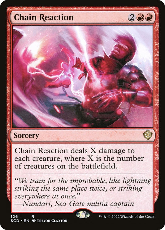 Image for Chain Reaction (126) (Starter Commander Decks) - Magic: The Gathering