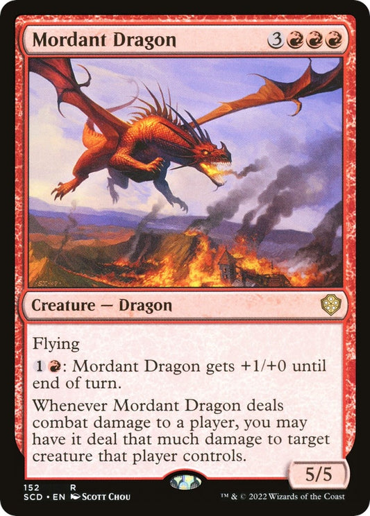 Image for Mordant Dragon (152) (Starter Commander Decks) - Magic: The Gathering