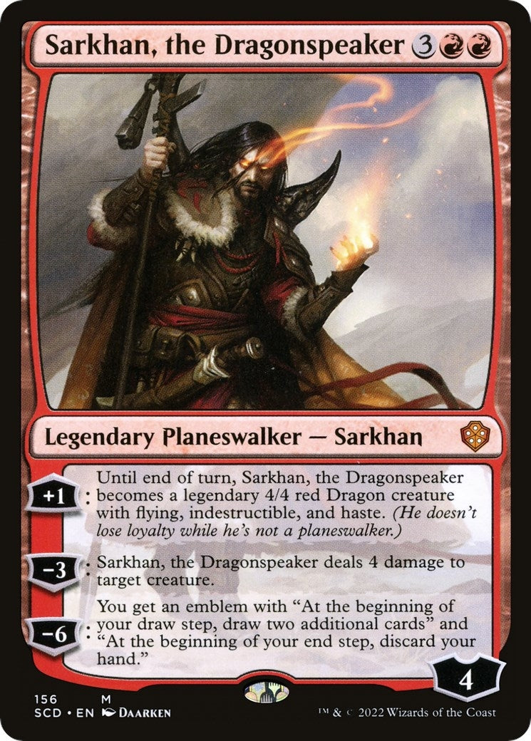 Image for Sarkhan, the Dragonspeaker (156) (Starter Commander Decks) - Magic: The Gathering