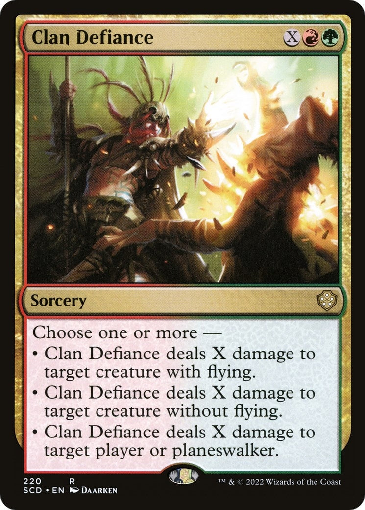 Image for Clan Defiance (220) (Starter Commander Decks) - Magic: The Gathering