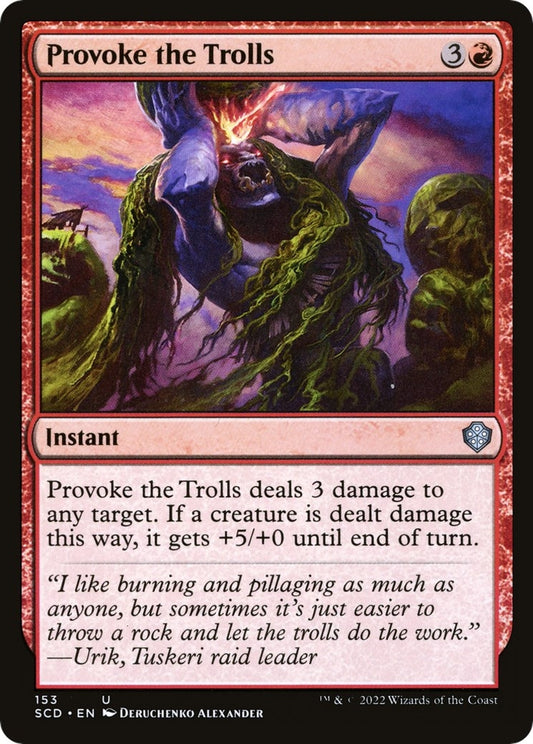 Image for Provoke the Trolls (153) (Starter Commander Decks) - Magic: The Gathering