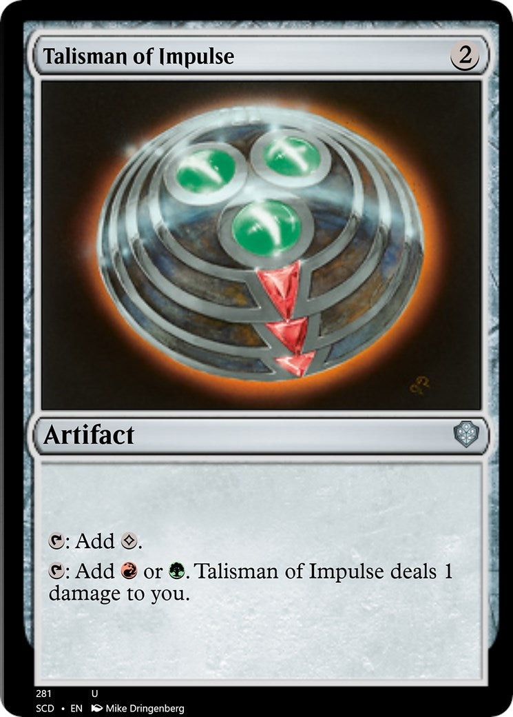 Image for Talisman of Impulse (281) (Starter Commander Decks) - Magic: The Gathering
