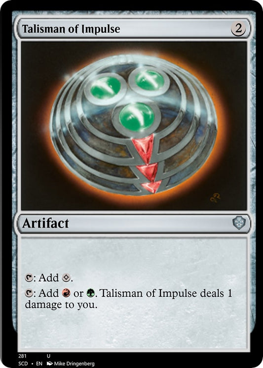Image for Talisman of Impulse (281) (Starter Commander Decks) - Magic: The Gathering