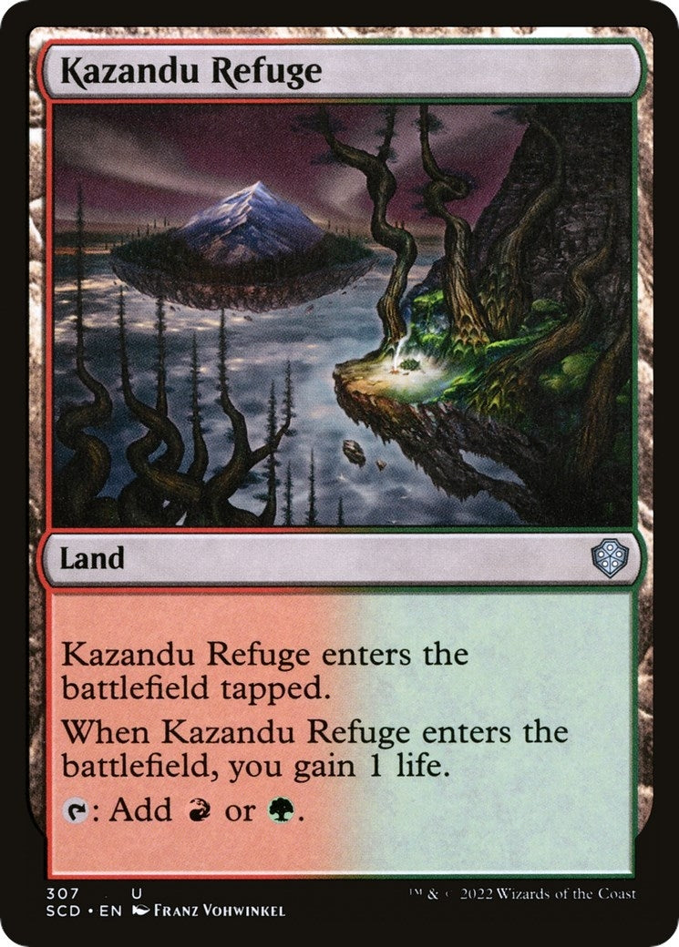 Image for Kazandu Refuge (307) (Starter Commander Decks) - Magic: The Gathering