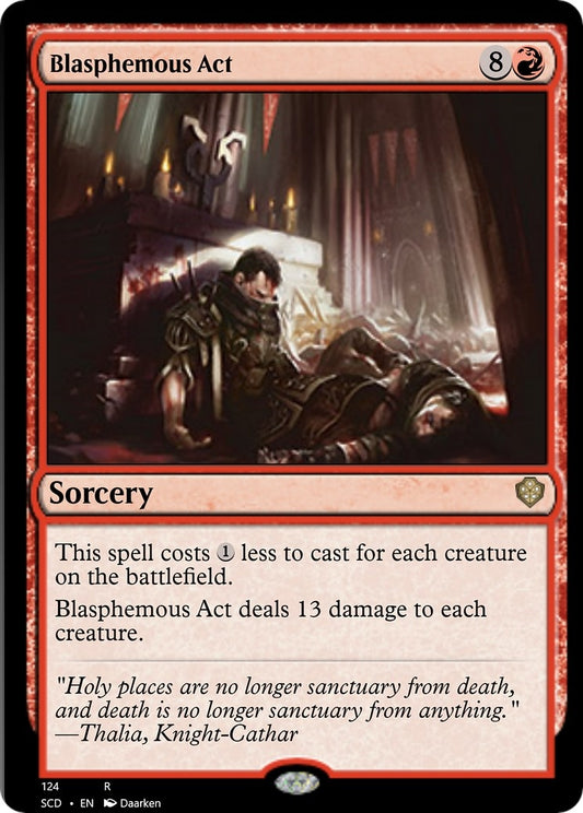 Image for Blasphemous Act (124) (Starter Commander Decks) - Magic: The Gathering