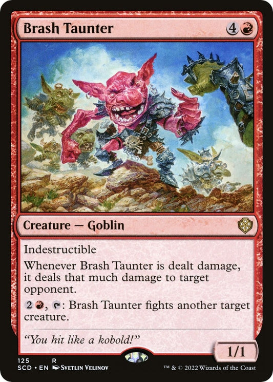 Image for Brash Taunter (125) (Starter Commander Decks) - Magic: The Gathering