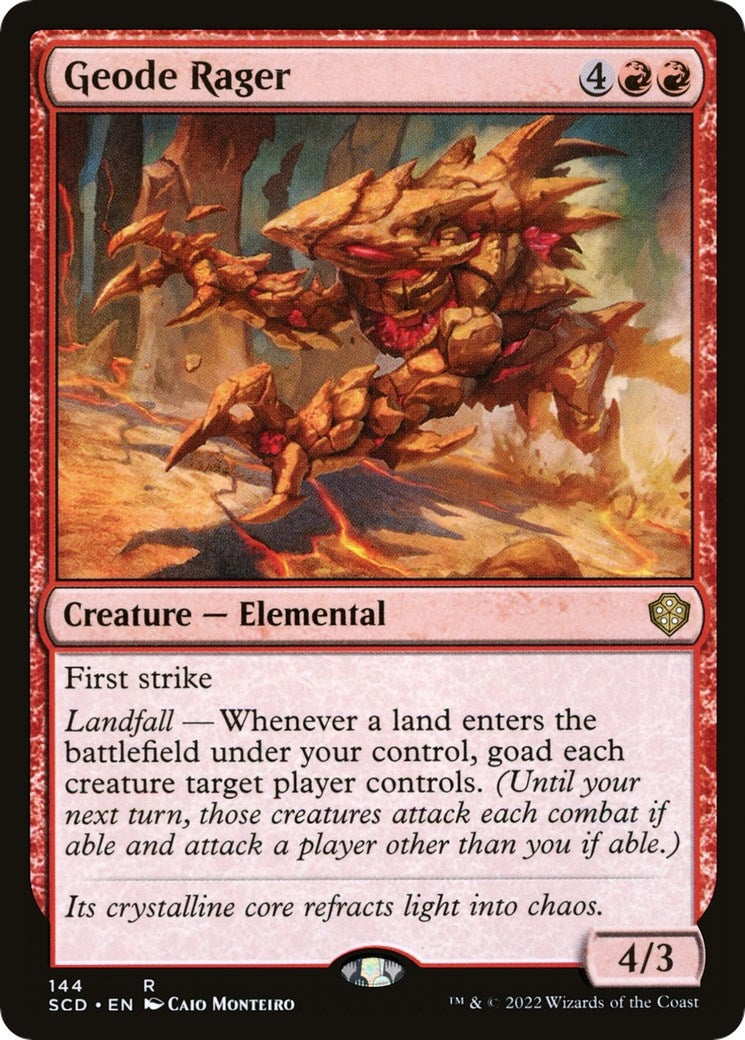 Image for Geode Rager (144) (Starter Commander Decks) - Magic: The Gathering