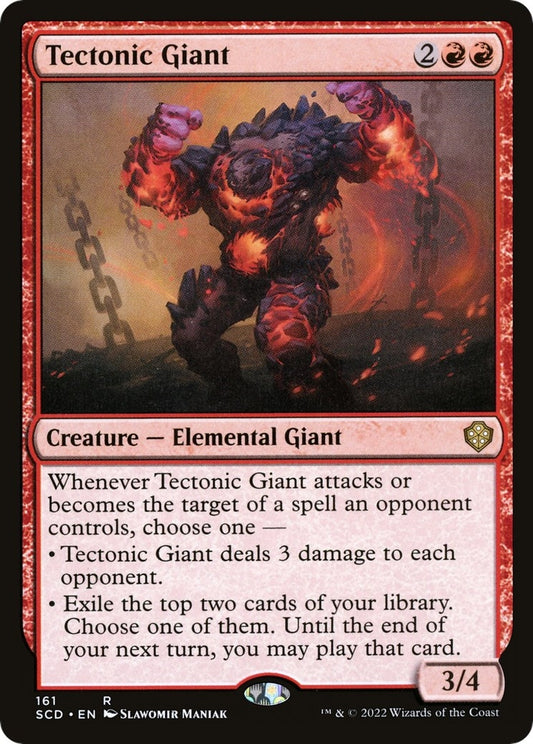 Image for Tectonic Giant (161) (Starter Commander Decks) - Magic: The Gathering