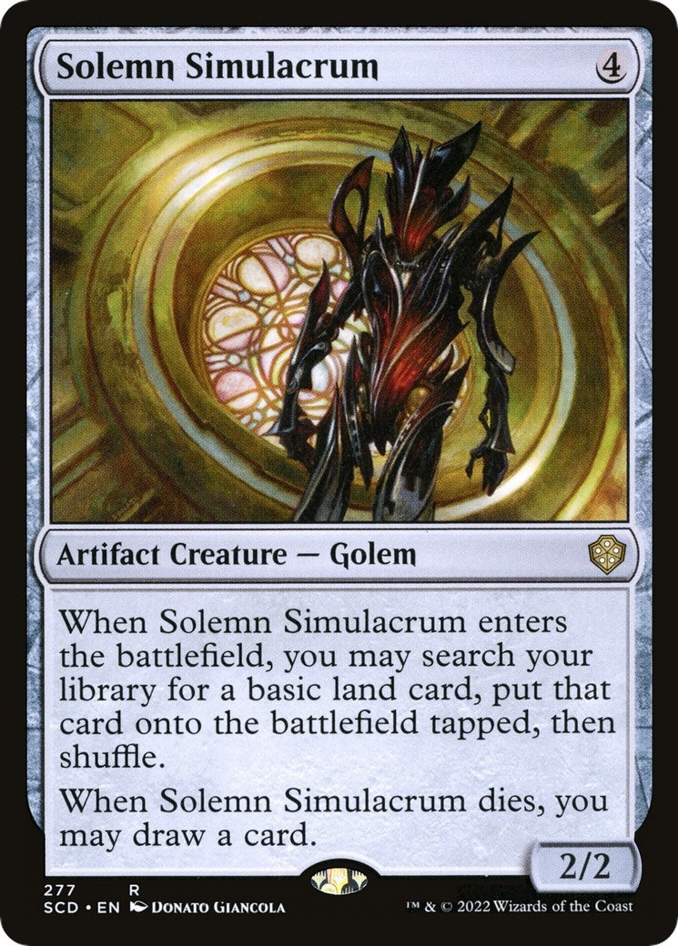 Image for Solemn Simulacrum (277) (Starter Commander Decks) - Magic: The Gathering