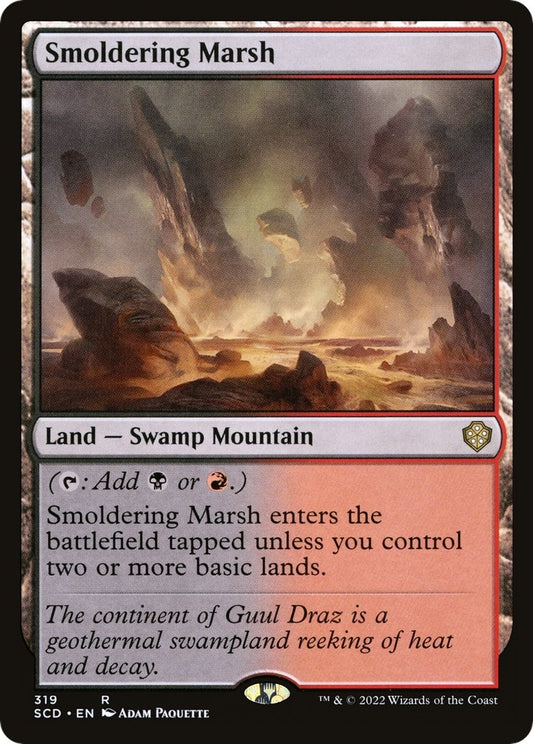 Image for Smoldering Marsh (319) (Starter Commander Decks) - Magic: The Gathering