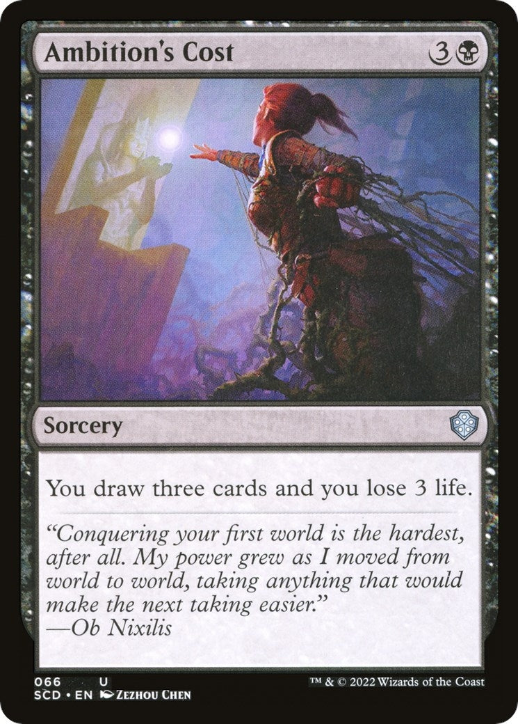 Image for Ambition's Cost (66) (Starter Commander Decks) - Magic: The Gathering