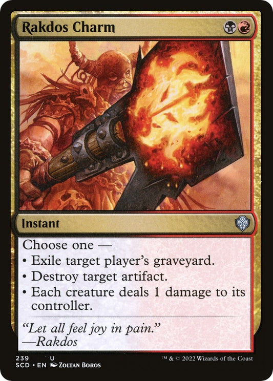 Image for Rakdos Charm (239) (Starter Commander Decks) - Magic: The Gathering