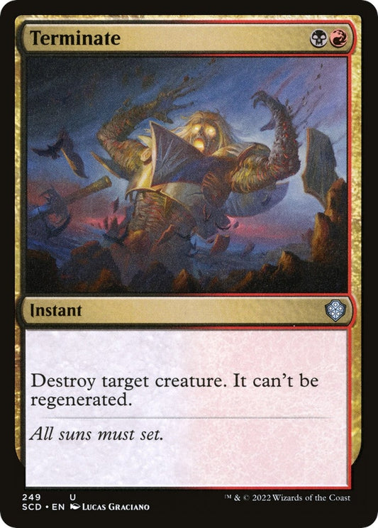 Image for Terminate (249) (Starter Commander Decks) - Magic: The Gathering
