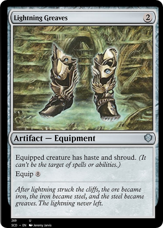 Image for Lightning Greaves (269) (Starter Commander Decks) - Magic: The Gathering
