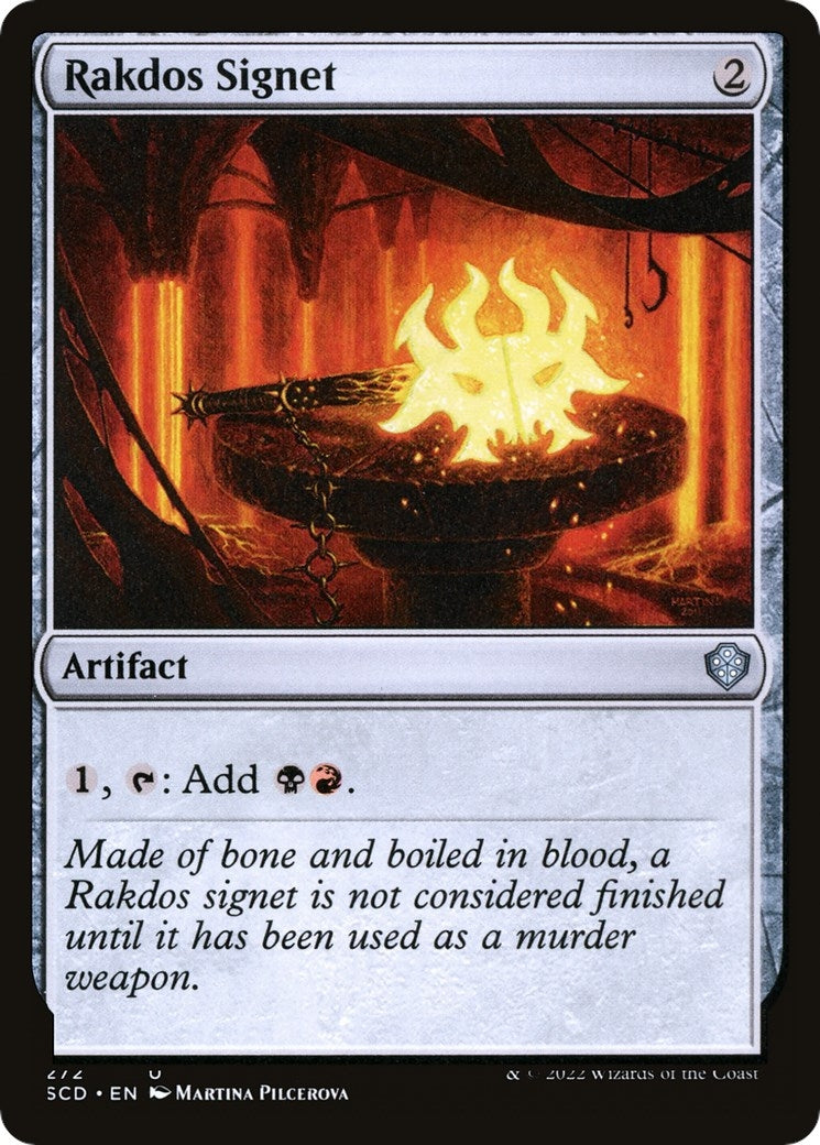 Image for Rakdos Signet (272) (Starter Commander Decks) - Magic: The Gathering