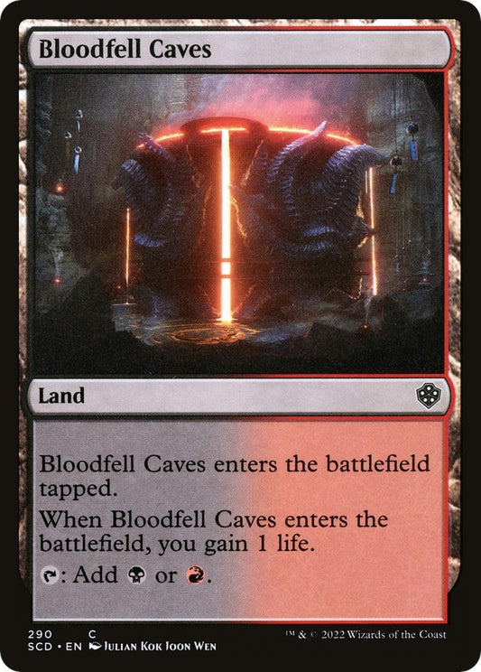 Image for Bloodfell Caves (290) (Starter Commander Decks) - Magic: The Gathering