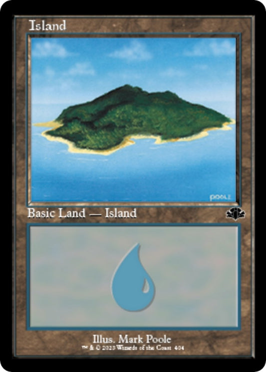 Image for Island (404) (Retro Frame) (404) (Dominaria Remastered) - Magic: The Gathering
