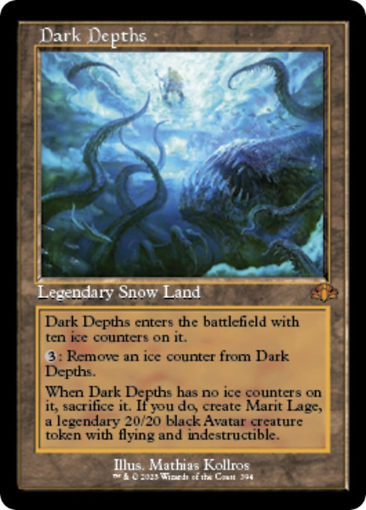 Image for Dark Depths (Retro Frame) (394) (Dominaria Remastered) - Magic: The Gathering