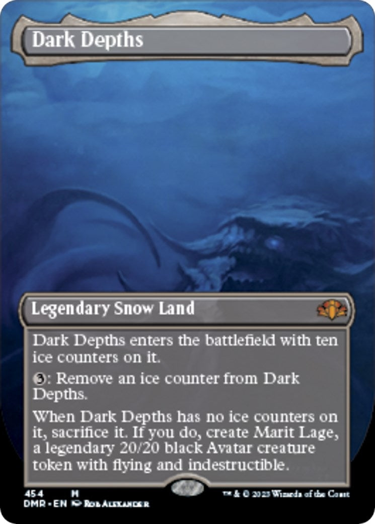 Image for Dark Depths (Borderless) (454) (Dominaria Remastered) - Magic: The Gathering