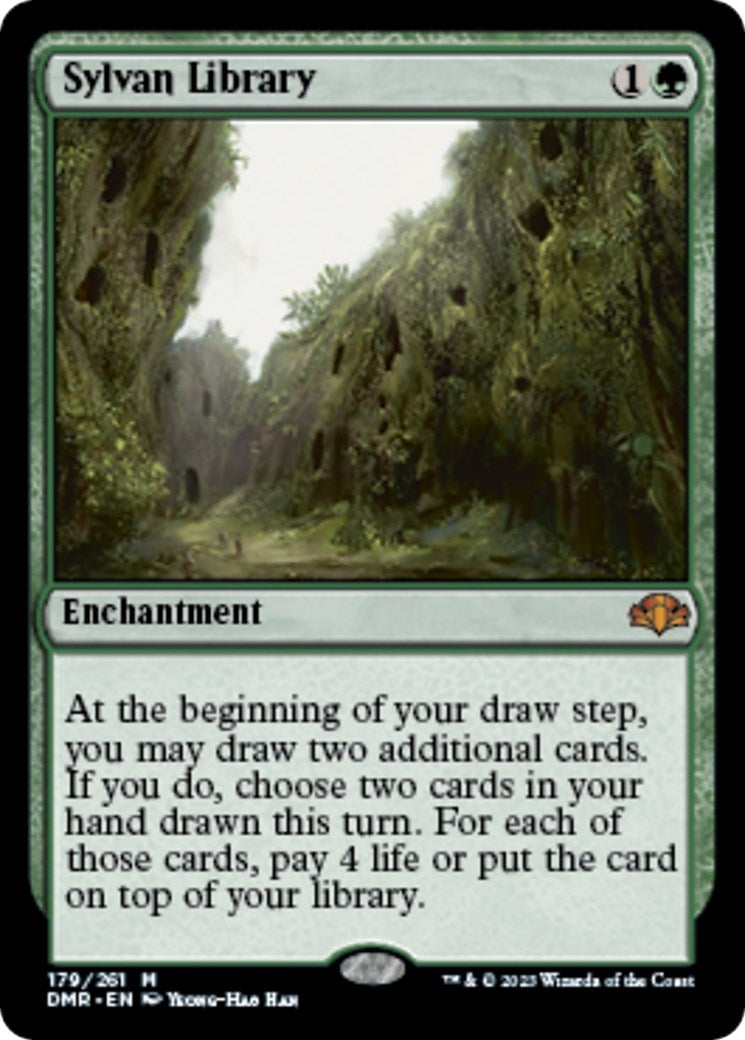 Image for Sylvan Library (179) (Dominaria Remastered) - Magic: The Gathering