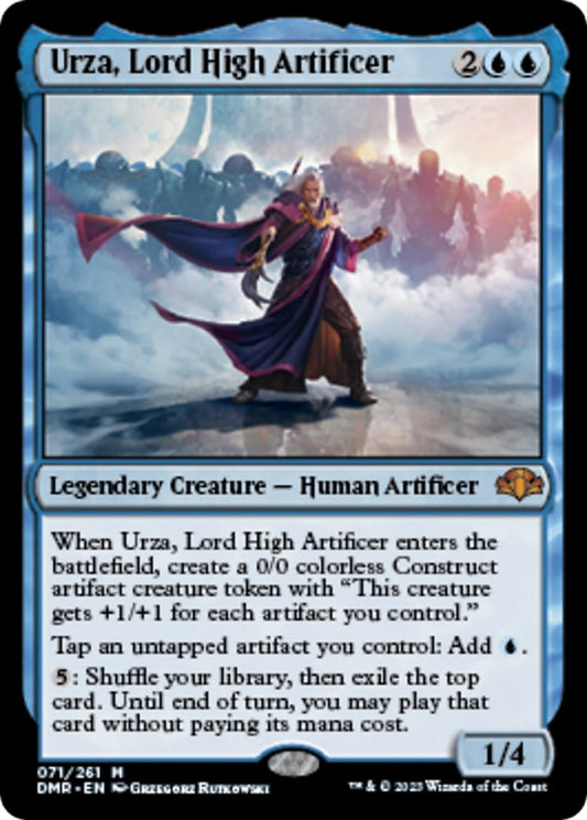Image for Urza, Lord High Artificer (71) (Dominaria Remastered) - Magic: The Gathering