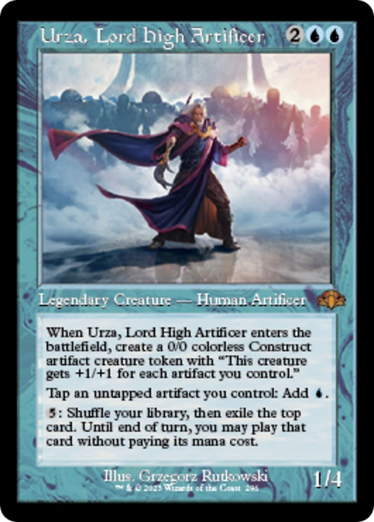 Image for Urza, Lord High Artificer (Retro Frame) (296) (Dominaria Remastered) - Magic: The Gathering
