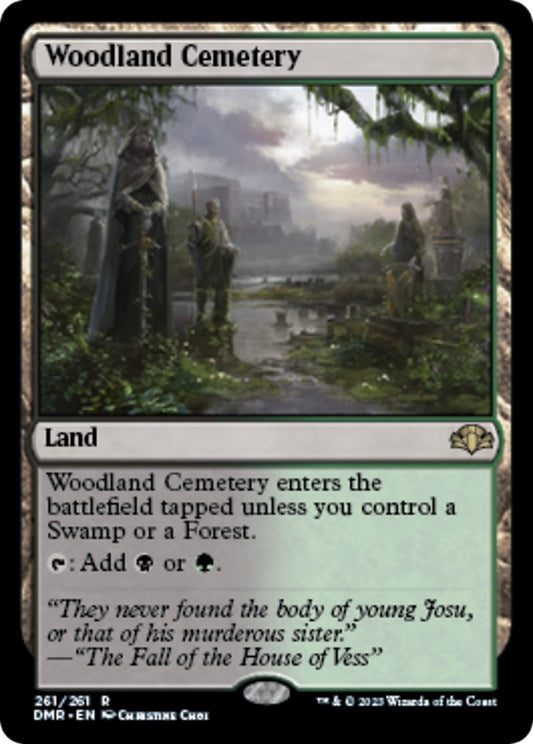 Image for Woodland Cemetery (261) (Dominaria Remastered) - Magic: The Gathering