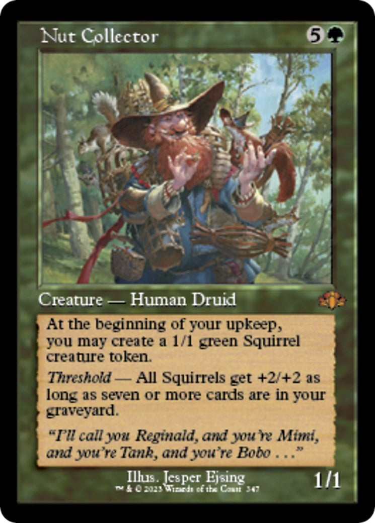 Image for Nut Collector (Retro Frame) (347) (Dominaria Remastered) - Magic: The Gathering