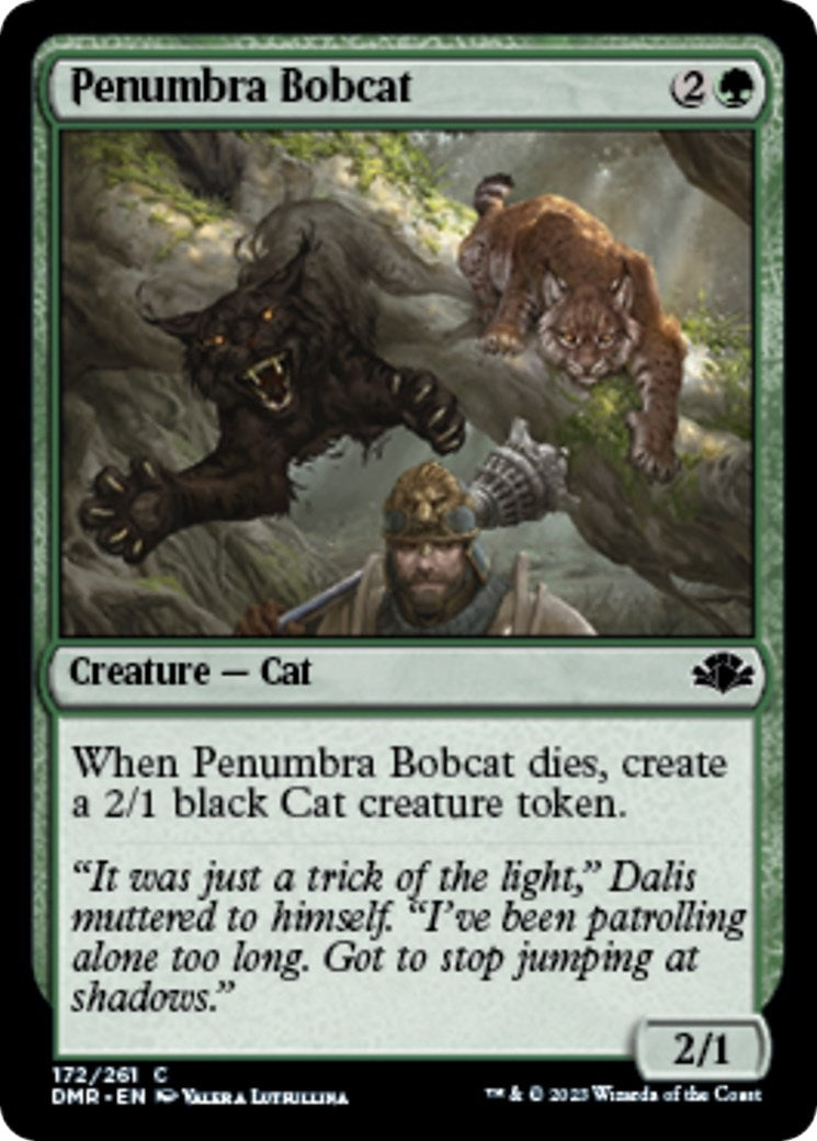 Image for Penumbra Bobcat (172) (Dominaria Remastered) - Magic: The Gathering